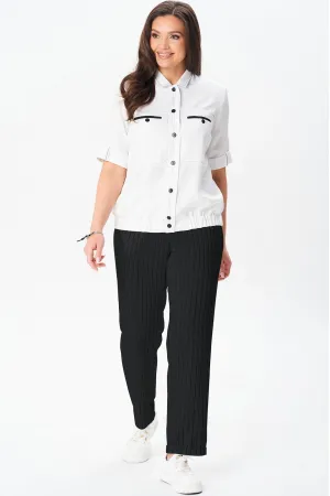 Костюм Vilena fashion 1079 белый+черный