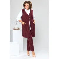 Костюм Romanovich 3-1759 бело-бордовый