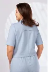 Костюм Vilena fashion 1068 голубой меланж