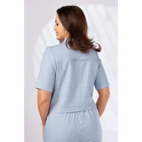 Костюм Vilena fashion 1068 голубой меланж