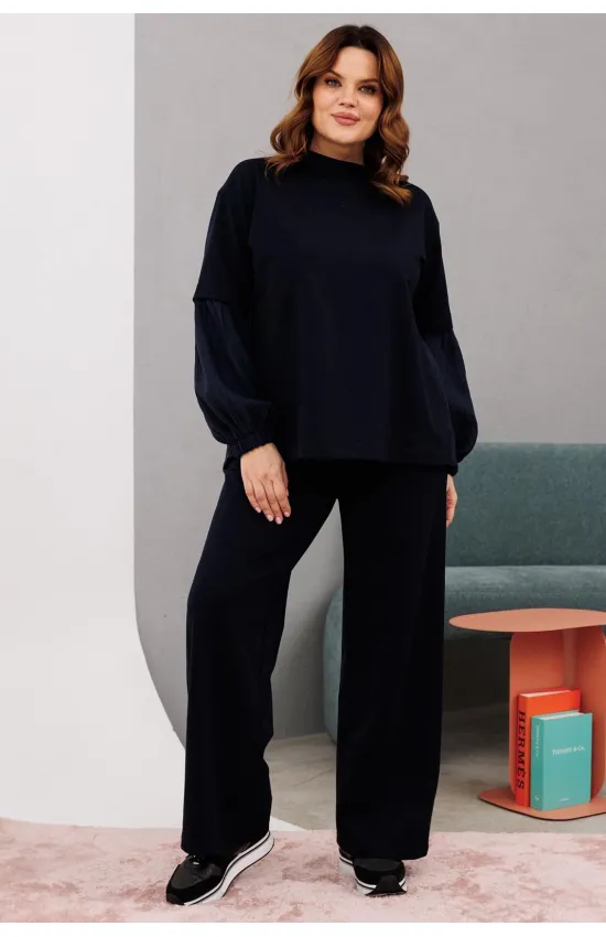 Костюм Anastasia 1191-1 тёмно-синий Костюм Anastasia 1191-1 тёмно-синий