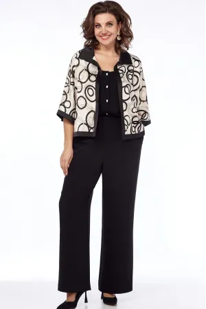 Костюм Matini черный+леопард