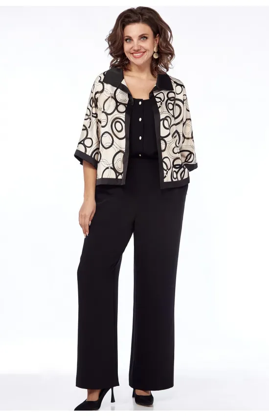 Костюм Matini черный+леопард