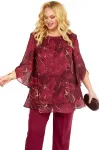 Костюм Элль-стиль 2213.14 винный