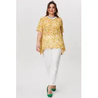 Костюм Michel Chic 1415 горчичный+белый