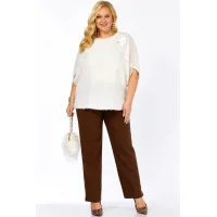 Костюм Элль-стиль 2423 молоко, корица