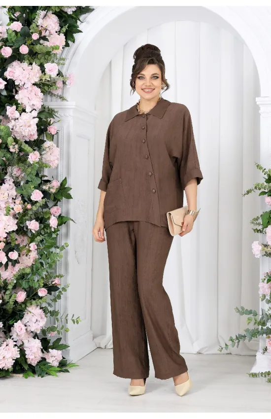 Костюм Ninele 7497 Коричневый