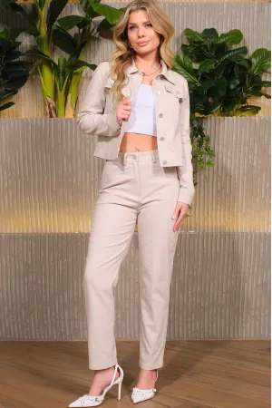 Костюм Галеан Cтиль 823 бежевый