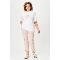 Костюм Michel Chic 1414 бело-бежевый