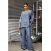 Костюм Anastasia 1228-1 голубой жемчуг Костюм Anastasia 1228-1 голубой жемчуг