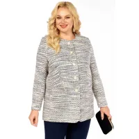 Костюм Асолия 1506 молочно-синий Костюм Асолия 1506 молочно-синий