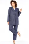 Костюм Элль-стиль 2401/1 деним, белый
