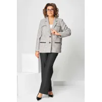 Костюм Асолия 1510 серо-черный