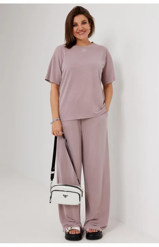 Костюм BegiModa 3096 розовый пепел