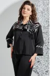 Костюм Mira Fashion 5531 черный с принтом