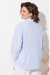 Костюм Anastasia MAK 1352 голубой+полоска Костюм Anastasia MAK 1352 голубой+полоска