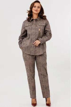 Костюм Мублиз 287 темно-бежевый Костюм Мублиз 287 темно-бежевый