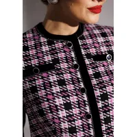 Костюм Мода-Юрс 25-2950 черный+сирень