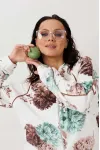 Костюм MisLana 1301 мята/белый Костюм MisLana 1301 мята/белый