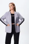 Костюм Vilena fashion 1090 серый-черный