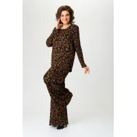 Костюм Кокетка и К 1254 горчичный