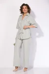 Костюм Лилиана 1518 серо-мятный Костюм Лилиана 1518 серо-мятный