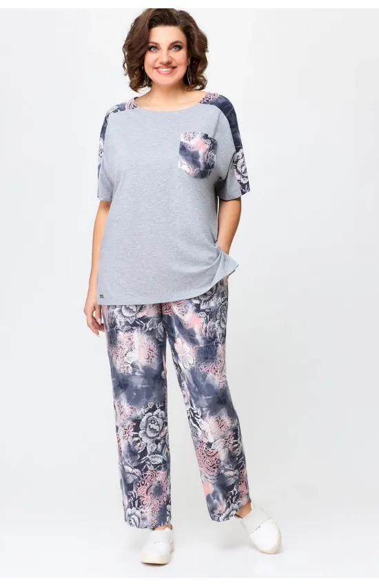 Костюм Svetlana Style горчица+листик