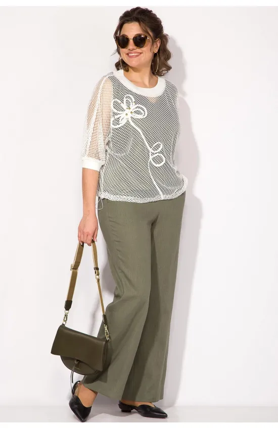 Костюм Лилиана Белый+лаванда