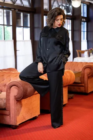 Костюм VI ORO 1235 черный