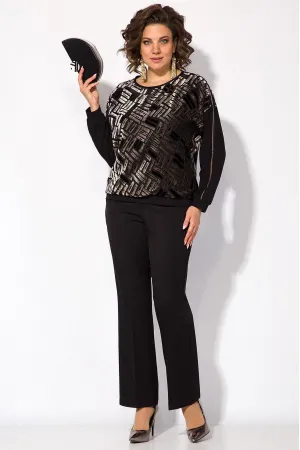 Костюм Лилиана 1365н БрПн черный Костюм Лилиана 1365н БрПн черный
