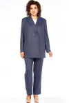 Костюм Элль-стиль 2401/1 деним, белый