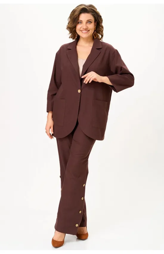 Костюм Svetlana Style 2330 коричневый