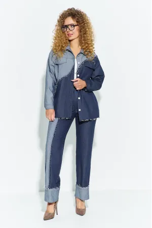 Костюм Euromoda 687 синий