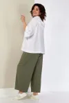 Костюм Shetti белый + изумруд