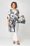 Костюм Кокетка и К 1290 черный+белый