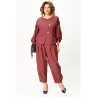 Костюм Michel Chic 1436 брусничный