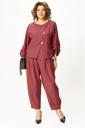 Костюм Michel Chic 1436 брусничный