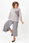 Костюм Michel Chic 1362-2 серый + клетка