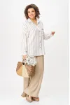 Костюм Michel Chic 1425 бежевый + белый