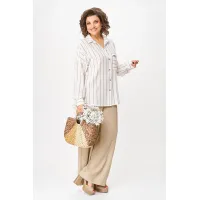 Костюм Michel Chic 1425 бежевый + белый