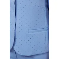 Костюм Кокетка и К 1271-1 голубой
