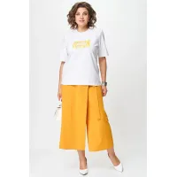 Костюм Michel Chic 1336 белый охра
