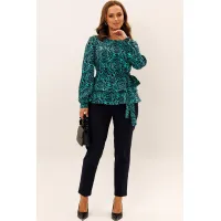 Костюм Лиона-Стиль 958 темно-синий+бирюза