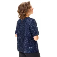 Костюм VI ORO 1225 черный-синий