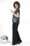 Костюм Alani 2484 черный+изумруд Костюм Alani 2484 черный+изумруд