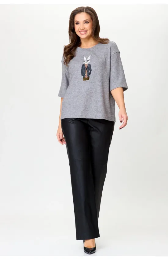 Костюм Ma cherie 3113 серый+черный Костюм Ma cherie 3113 серый+черный