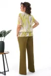 Костюм Alani 2371 оливковый+оттенки желтого