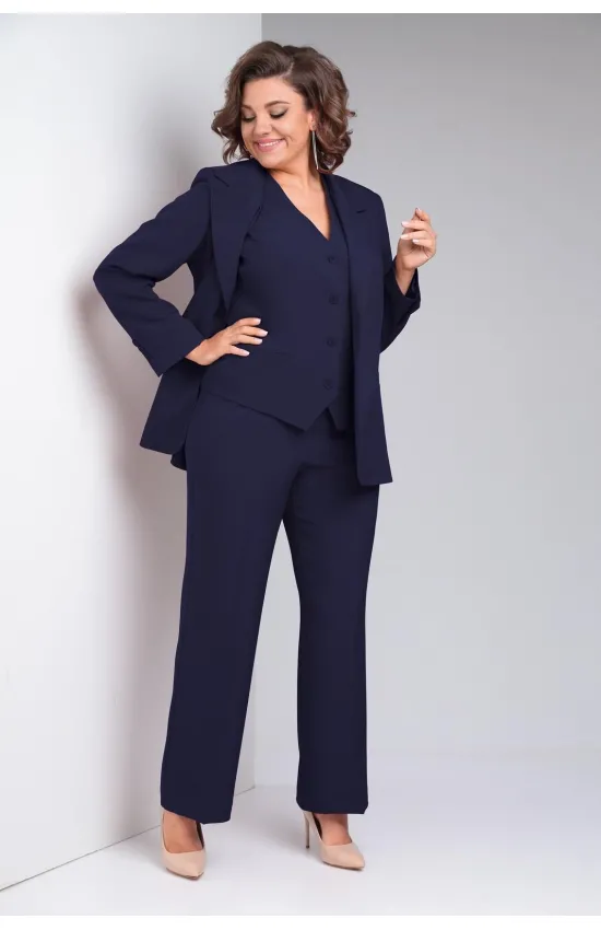 Костюм Vilena fashion 947 темно-синий