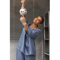 Костюм Anastasia 1228-1 голубой жемчуг Костюм Anastasia 1228-1 голубой жемчуг