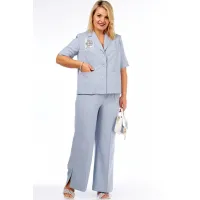 Костюм Vilena fashion 1083 голубой